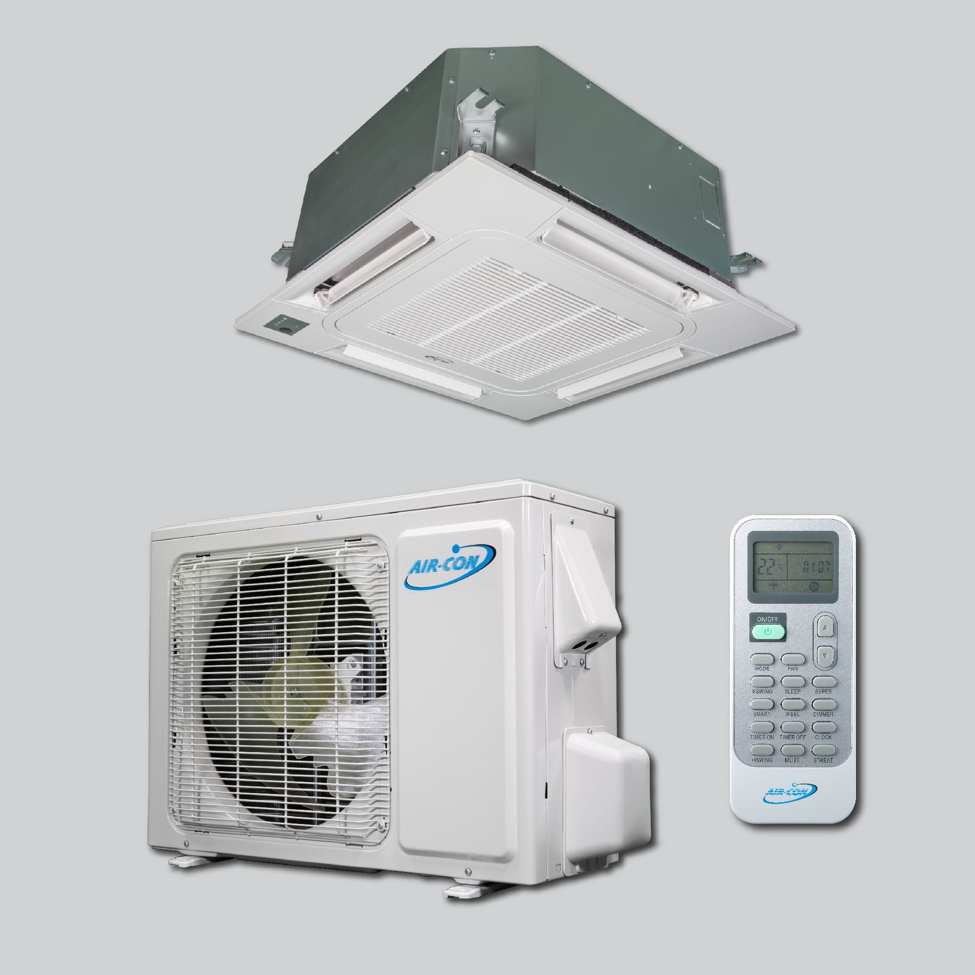 Aircon Sky Pro Series 36000 BTU Cassette Type Mini Split Set